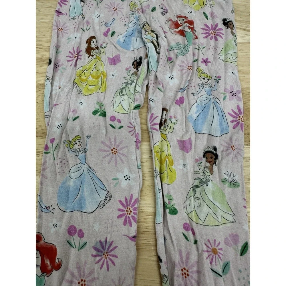 Little Sleepies OG Disney Princess Pajama Set Pink Bamboo 2T Pants Long Sleeve